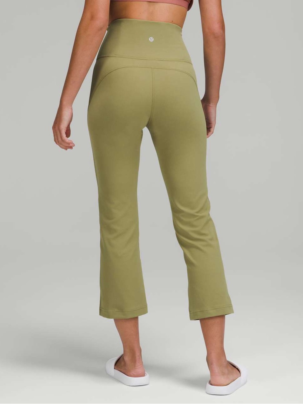 lululemon athletica Olive High-Rise Cropped Flare Leggings